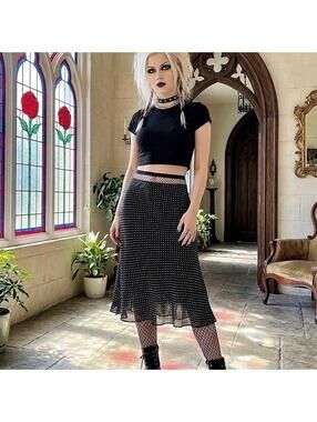Woolworths Women's Black and Multi Skirt